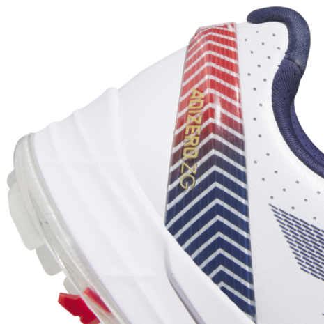 Adizero ZG Spikeless Heren Golfschoen Wit Navy