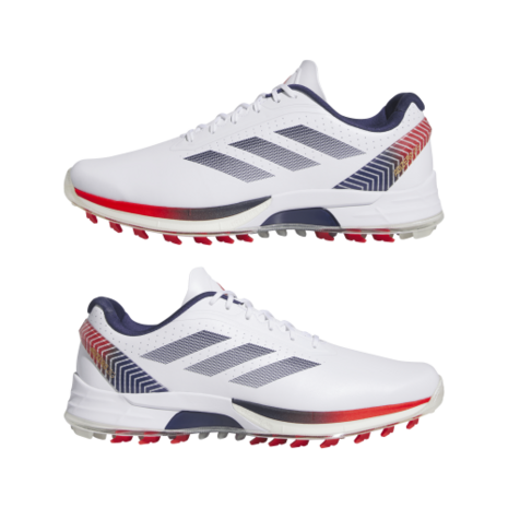 Adizero ZG Spikeless Heren Golfschoen Wit Navy