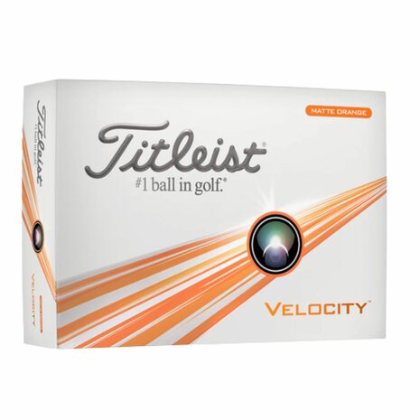 Titleist Velocity Golf Balls Orange 2024