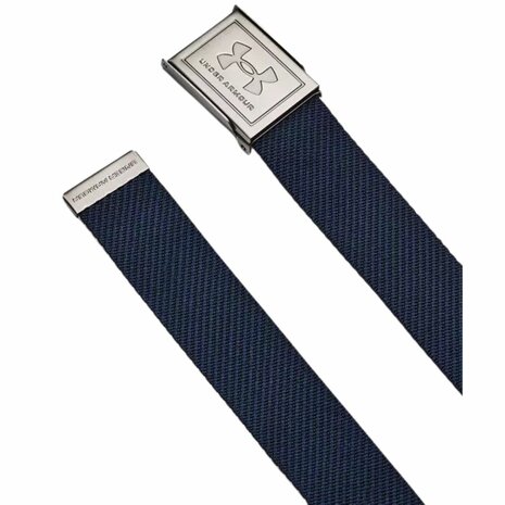 Under Armour Webbing Heren Golfriem &ndash; Marineblauw/Khaki