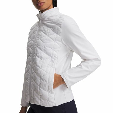 Under Armour Drive Pro Insulated Dames Golfjas Wit