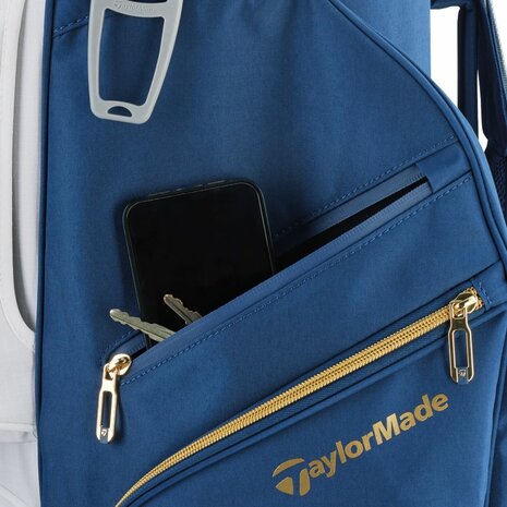Taylormade TM24 Cartbag Kalea Navy Wit Goud