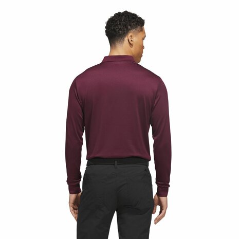 Adidas Langemouw Golfpolo Heren Bordeaux