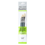 Winsor & Newton Foundation Long Handle Olieverf Kwasten Set van 6