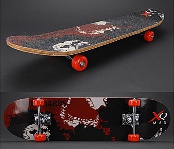 XQ Max Style Skateboard 31 inch Rood