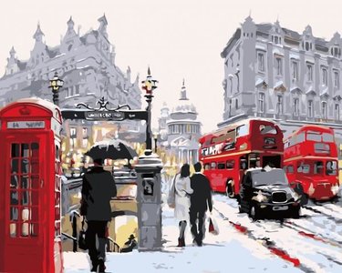 Schilderen op nummer Londen