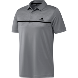 Adidas Primegreen Print Polo Shirt Gray
