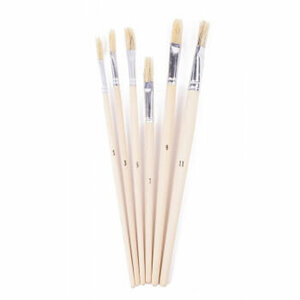 Budget Brushes set 6 pieces Flat