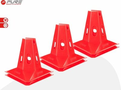 Pure2Improve Cones Set 15cm