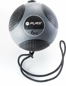 Pure2improve Medicine Ball With Rope 6KG
