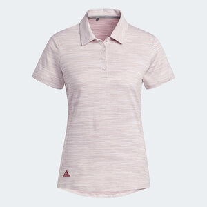 Adidas Spaced Dyed Dames Golfpolo Pink