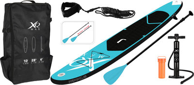 XQMAX Sup Opblaasbaar Stand Up Paddle Board 305cm Blue