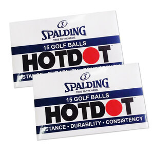 Spalding Hot Dot Golfbälle 18 Stück