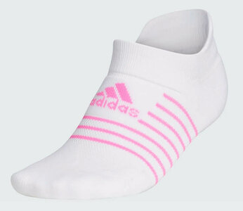 Adidas Ladies Golf Socks White Pink 