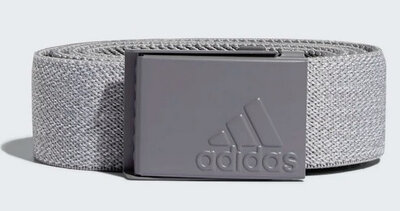 Adidas Heather Stretch 2-Sided Belt Gray