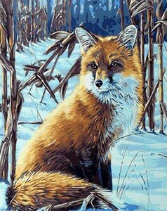 Painting by Numbers Fox
