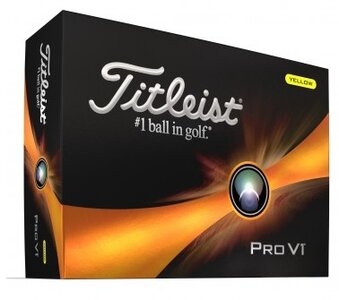 Golf balls Titleist ProV1 2023 Yellow