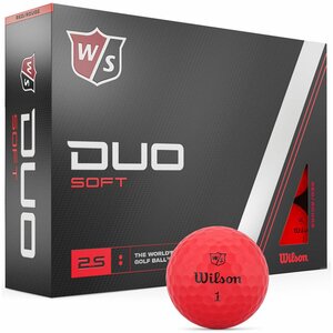 Golfballe Wilson Staff Duo Soft 2.5 Rot 2023