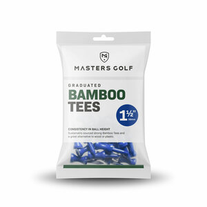 Bamboo Graduated Golftees 38mm 25 Stück Blau