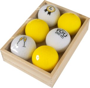 Golf Balls Gift Set Happy 1st place