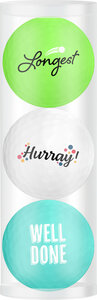 Golf Balls Gift Set Longest - Hurray - Well Done