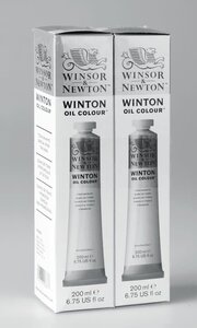 Winton 2x200ML Titanium White Twin Pack