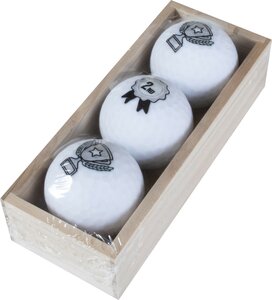 Golf Balls Gift Set 2rd Prize 3 Balls in Box