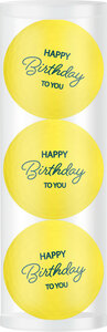 Golf Balls Gift SetHappy Birthday To You Yellow