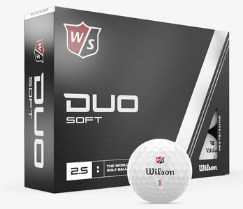 Golfballe Wilson Staff Duo Soft 2.5 Weiss 2023