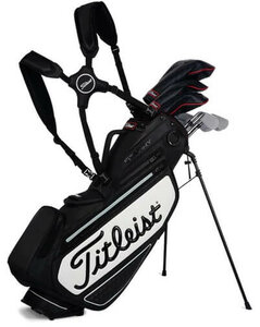 Titleist Tour Series Premium StaDry Standtasche Schwarz Weiß