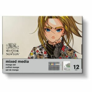 Winsor&Newton Mixed Media Set Art Manga 12-piece