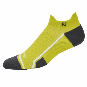 Footjoy Men's Golf Socks Tech D.R.Y. Roll Tab Lime 39-46