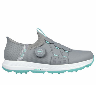 Skechers Go Golf Elite 5 Slip In Twist Fit-Gray Aqua