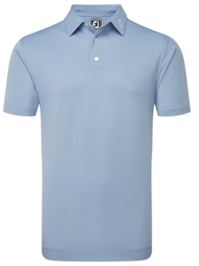 Footjoy Stretch Pique Herren-Poloshirt Storm