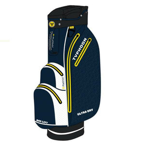 Fastfold Typhoon Waterproof Cartbag Petrol Silber Gelb