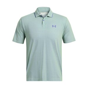 Men's Golf Polo Under Armor Iso-Chill Verge Croscutt Matrix Green Starlight
