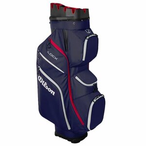 Wilson Staff I-Lock Cartbag Marineblau/Rot