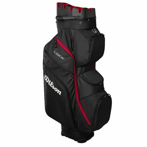 Wilson Staff I-Lock Waterproof Cart Bag Black Red