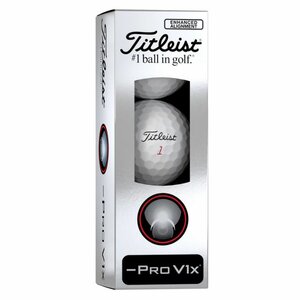 Titleist ProV1X Left Dash Align Golfbälle Sleeve
