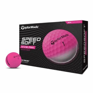 Taylormade Speed ​​Soft Hi-Vis Pink Golf Balls