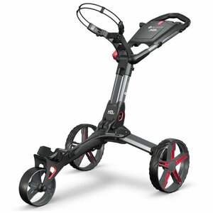 Motocaddy QB2 3 Wheel Golf Trolley Black Red