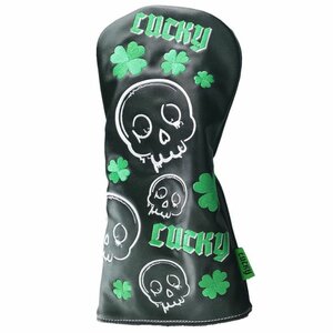 Legend Driver Headcover Lucky Black Green