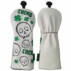 Legend Fairwaywood Headcover Lucky Weiss Grun