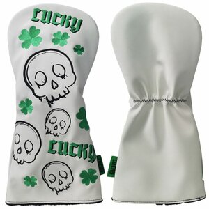 Legend Driver Headcover Lucky White Green