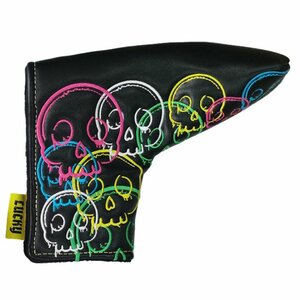 Legend Putter Headcover Lucky Zwart
