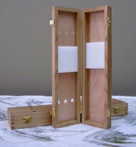 Holz-Aufbewahrungsbox Bürsten Groß