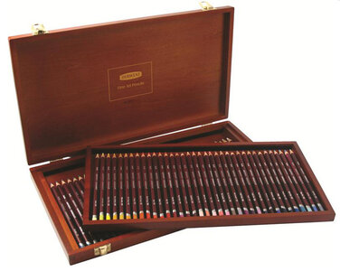 Coloursoft Woodbox Derwent 72-Piece