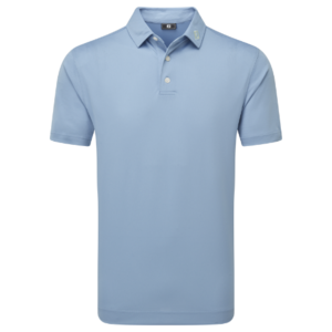 Footjoy Stretch Pique Heren Polo Shirt Blue jay Maat L