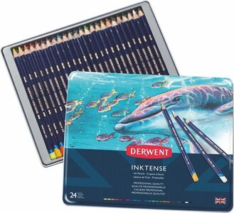 Derwent 24 Inktense potloden