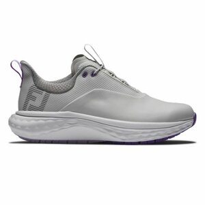 Footjoy Quantum Damen Golfschuhe Grau Weiß Lila